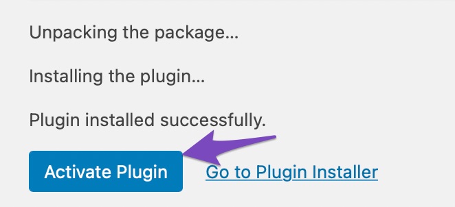 Plugin Activation