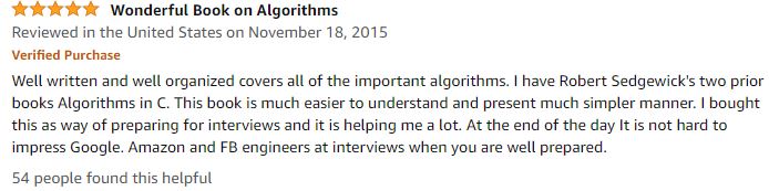 Algorithms book Review