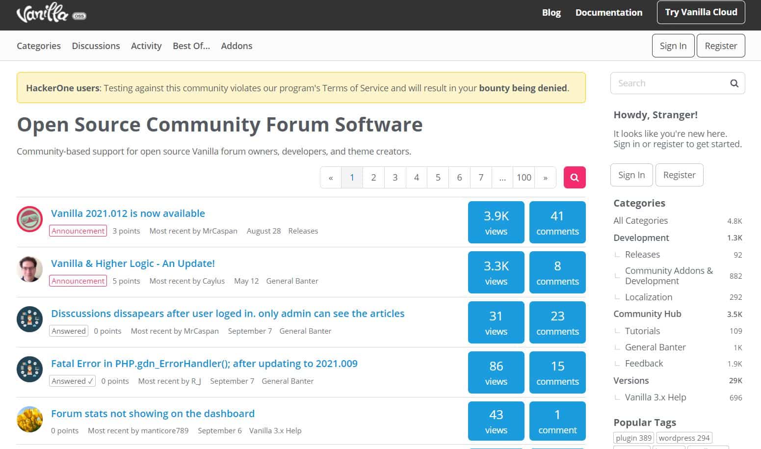 Vanilla - Quora Open-Source Alternative