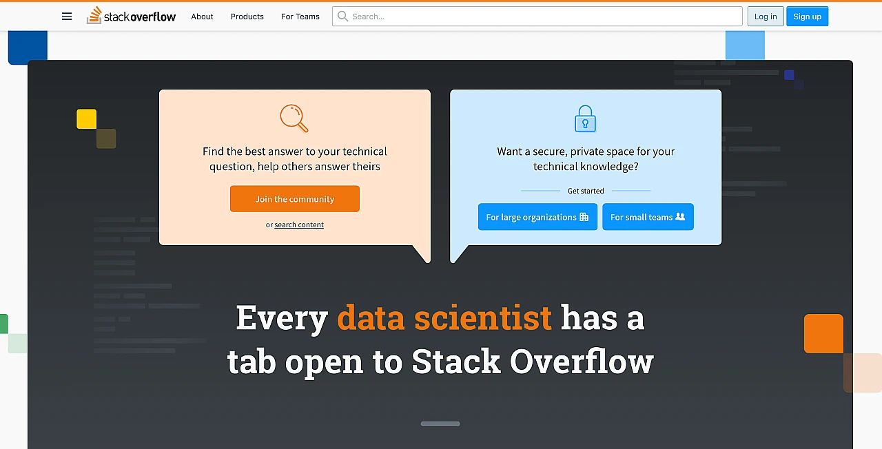 Stack Overflow website for Programmers