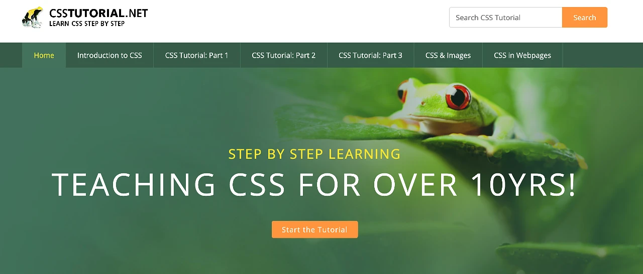 CSS tutorial website