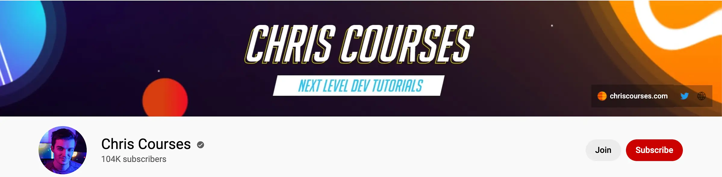 Chris Courses Youtube Channel