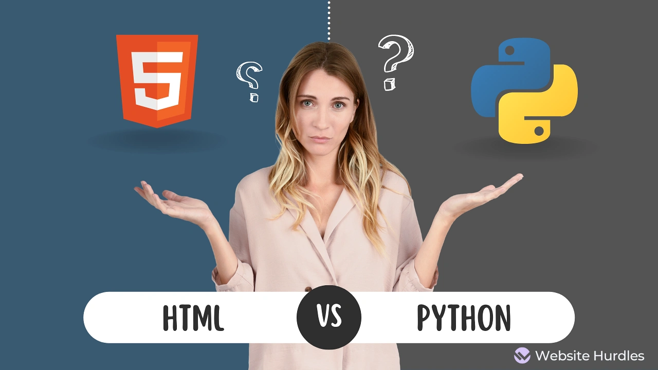 html vs Python differences