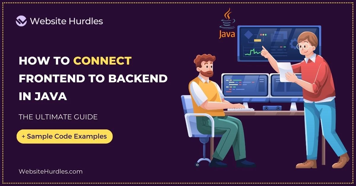 How to connect frontend and backend with Java