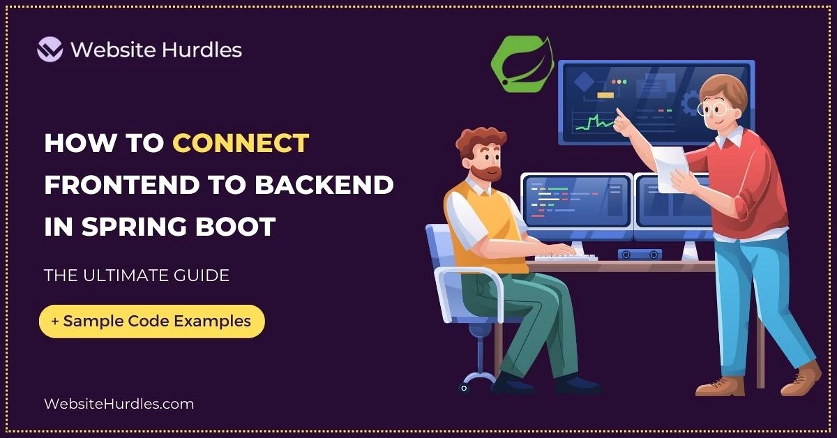 How to connect frontend and backend in Spring Boot