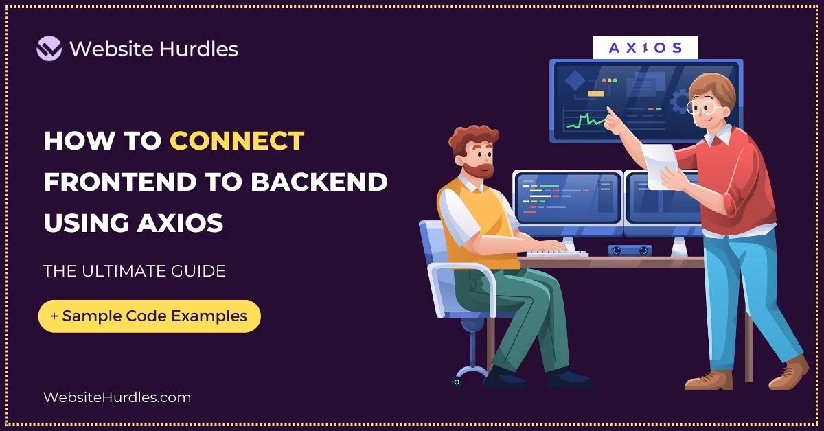How to connect frontend and backend applications using Axios