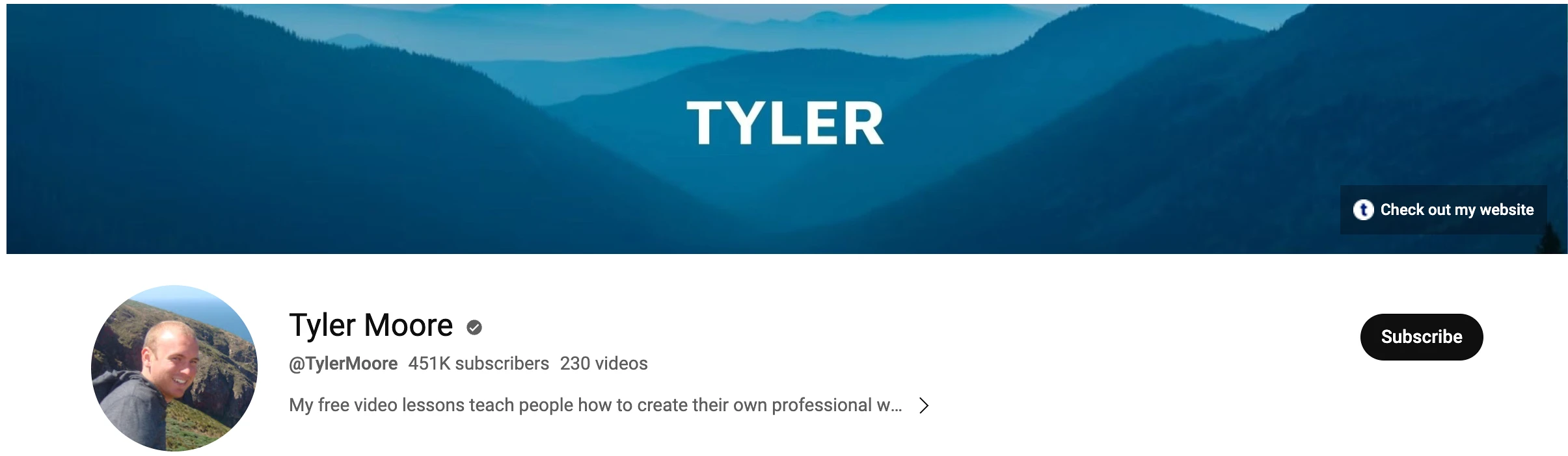 Tyler-Moore - Best Youtube Channels for Learning WordPress